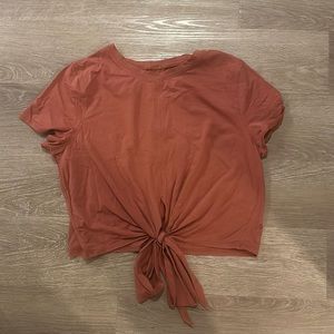 Lululemon burnt orange top